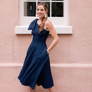 NWT Gal Meets Glam Collection Yvonne Bow Navy